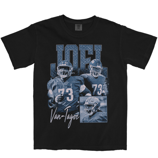 JOEL VAN-TAGOE GRAPHIC BLACK TEE