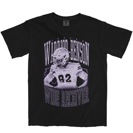 JOSIAH WARRIOR-BENSON VINTAGE BLACK TEE
