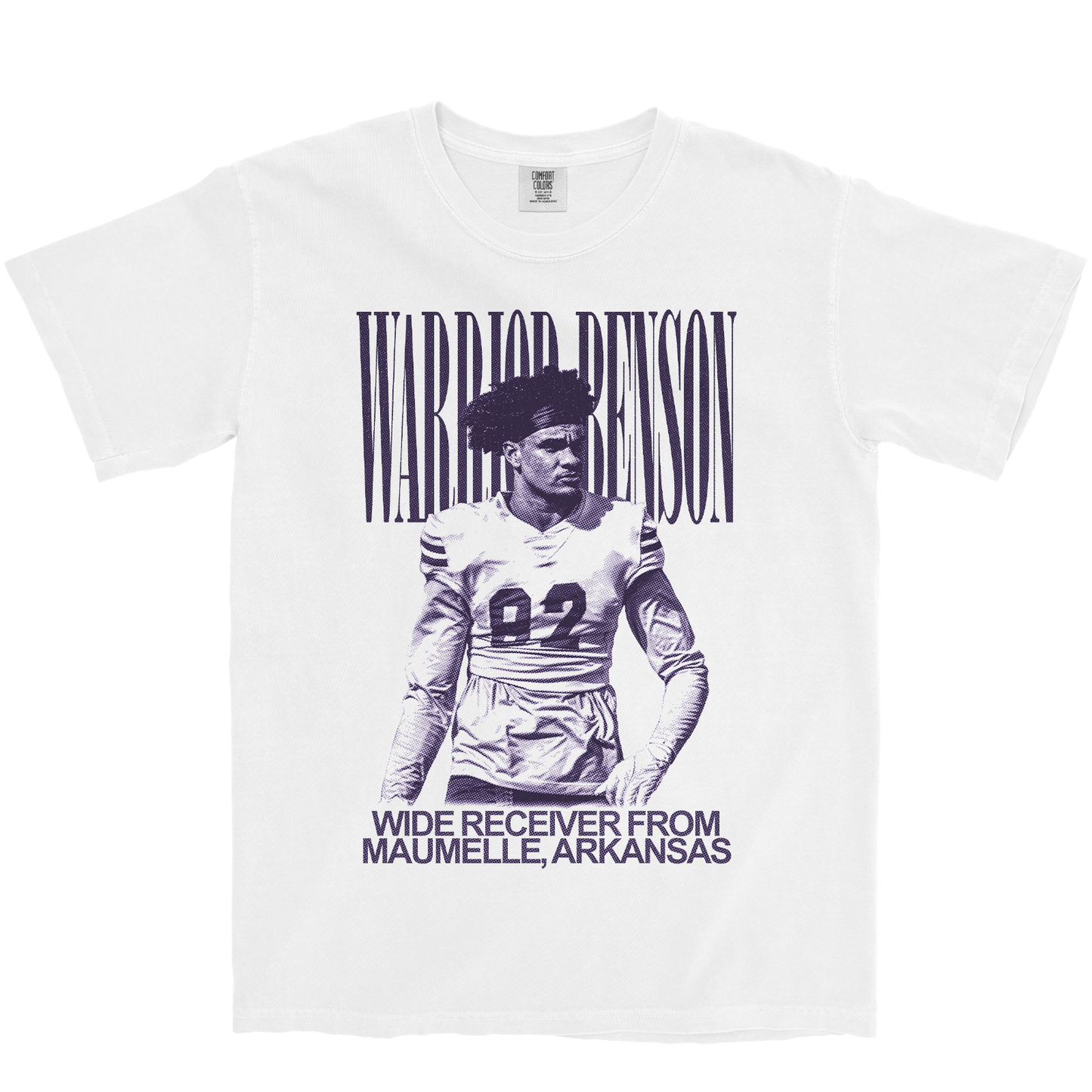 JOSIAH WARRIOR-BENSON VINTAGE WHITE TEE