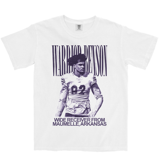 JOSIAH WARRIOR-BENSON VINTAGE WHITE TEE