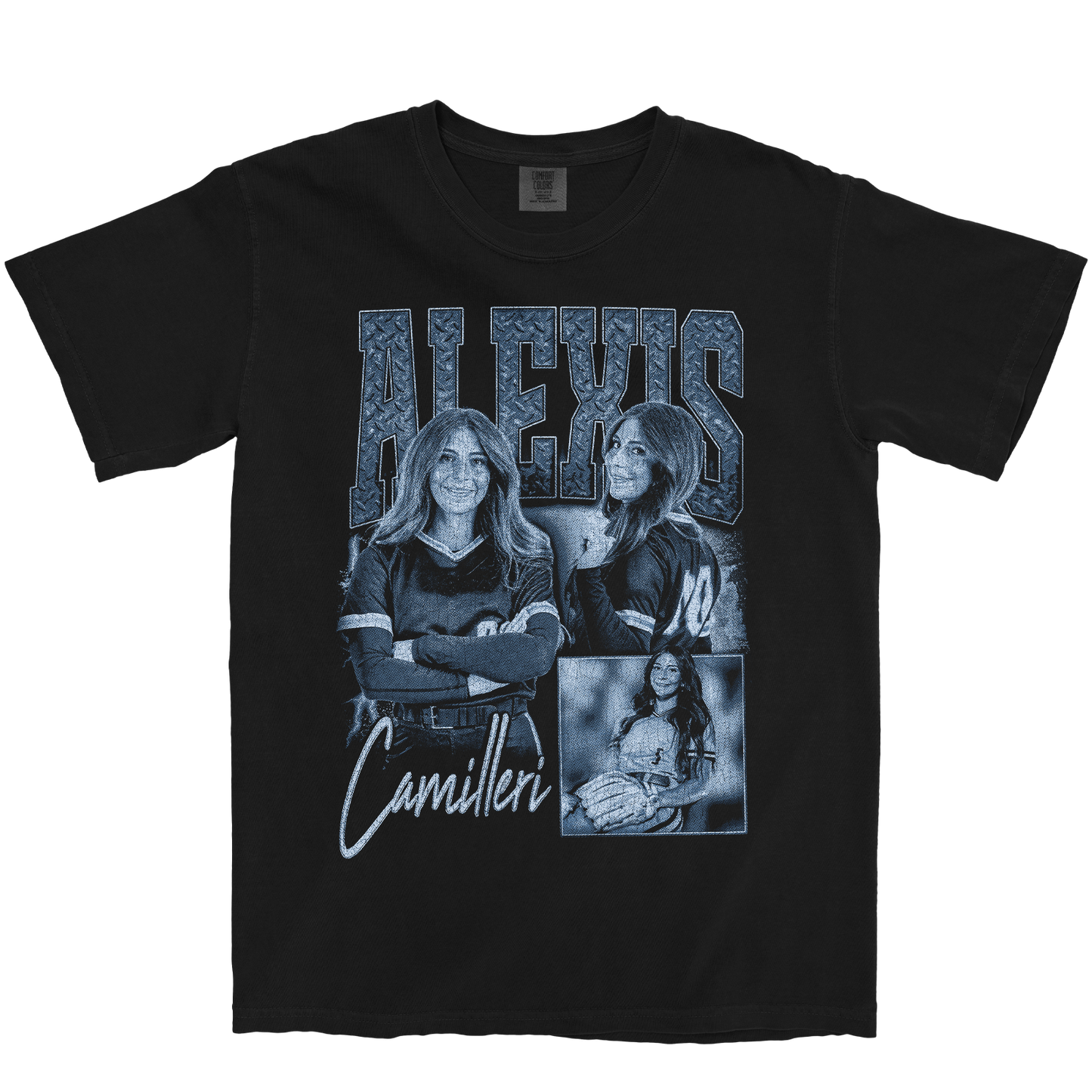 ALEXIS CAMILLERI GRAPHIC BLACK TEE
