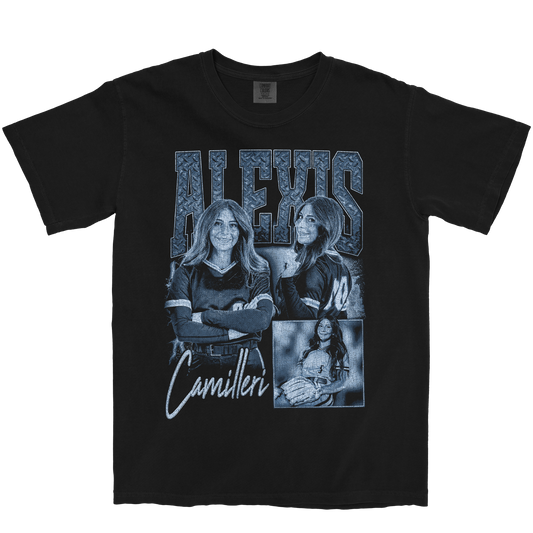 ALEXIS CAMILLERI GRAPHIC BLACK TEE