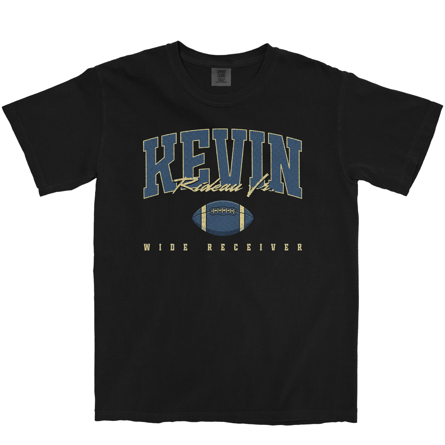KEVIN RIDEAU JR. RETRO BLACK TEE