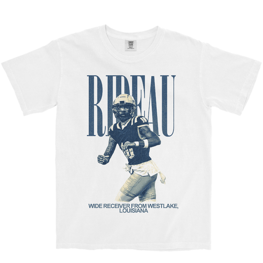 KEVIN RIDEAU JR. VINTAGE WHITE TEE