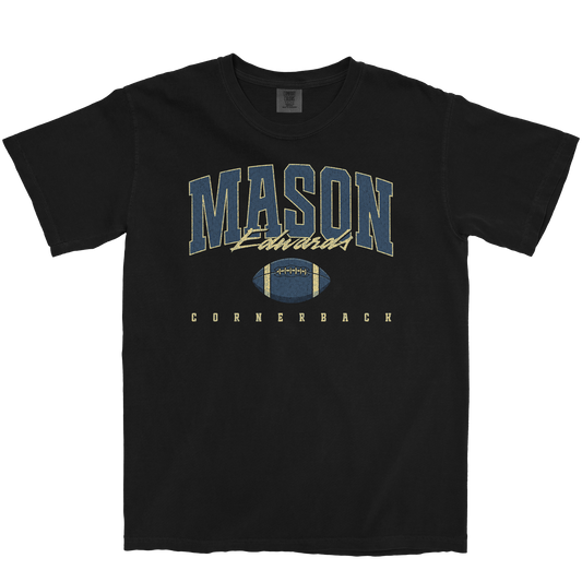MASON EDWARDS RETRO BLACK TEE
