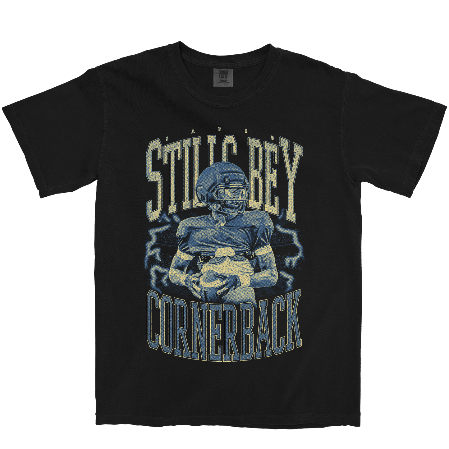 SAFIR STILLS BEY VINTAGE BLACK TEE