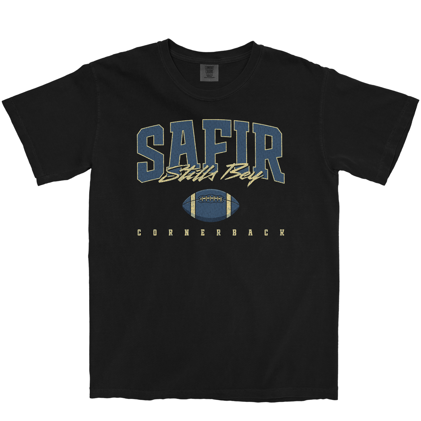 SAFIR STILLS BEY RETRO BLACK TEE
