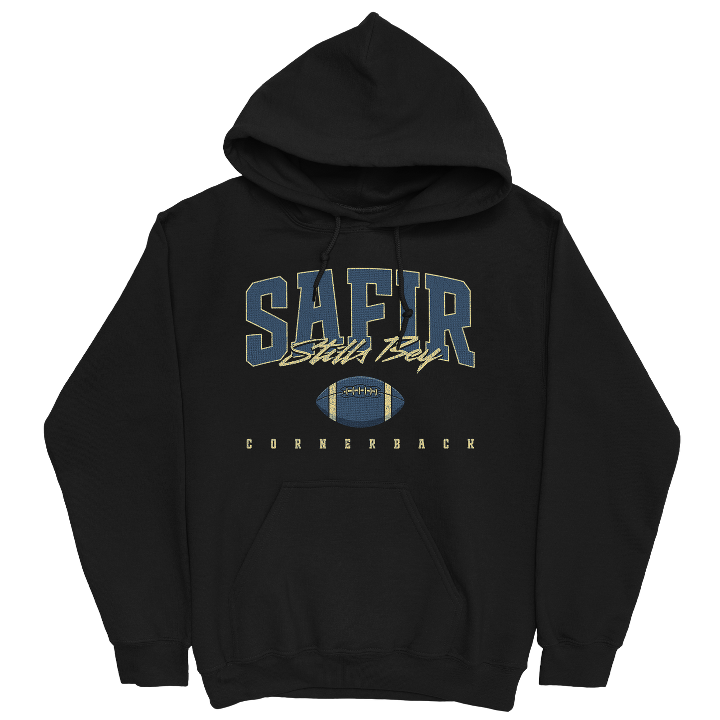 SAFIR STILLS BEY RETRO BLACK HOODIE