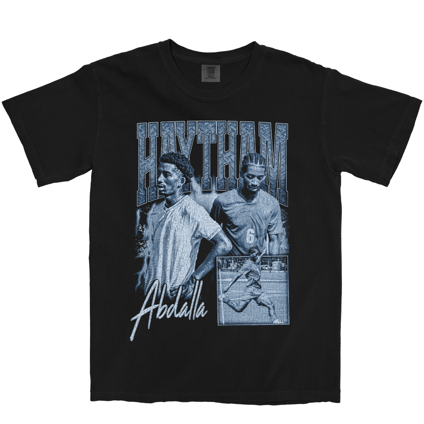 HAYTHAM ABDALLA GRAPHIC BLACK TEE