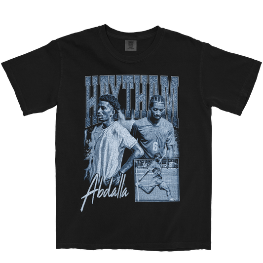 HAYTHAM ABDALLA GRAPHIC BLACK TEE