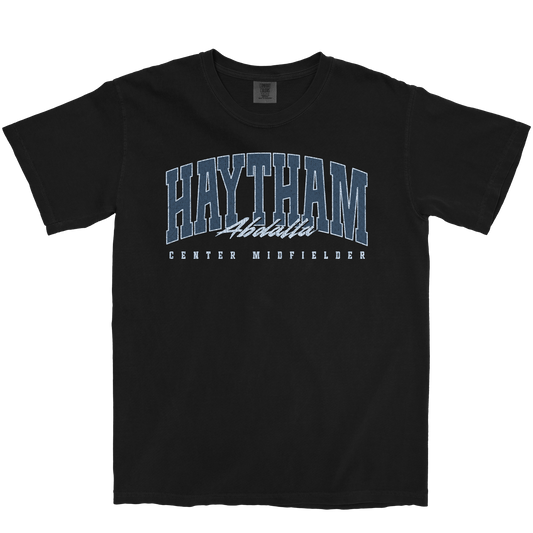 HAYTHAM ABDALLA RETRO BLACK TEE