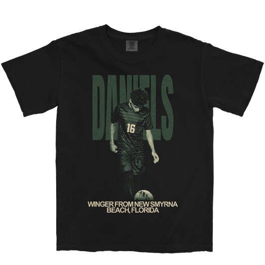 ISRAEL DANIELS VINTAGE BLACK TEE