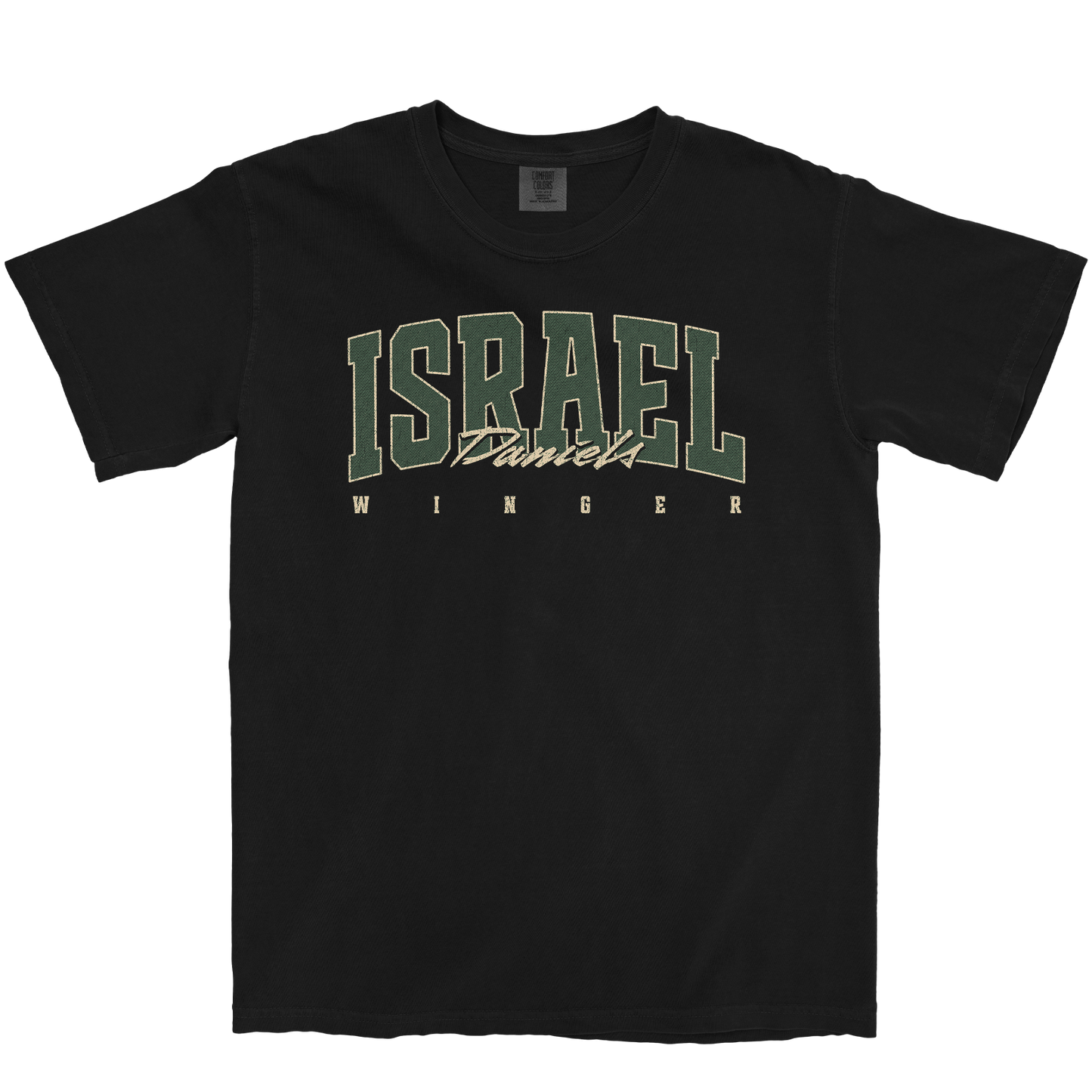 ISRAEL DANIELS RETRO BLACK TEE