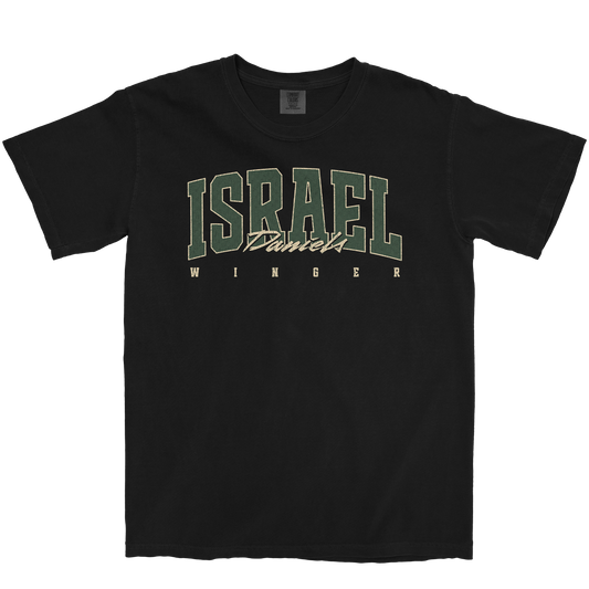 ISRAEL DANIELS RETRO BLACK TEE