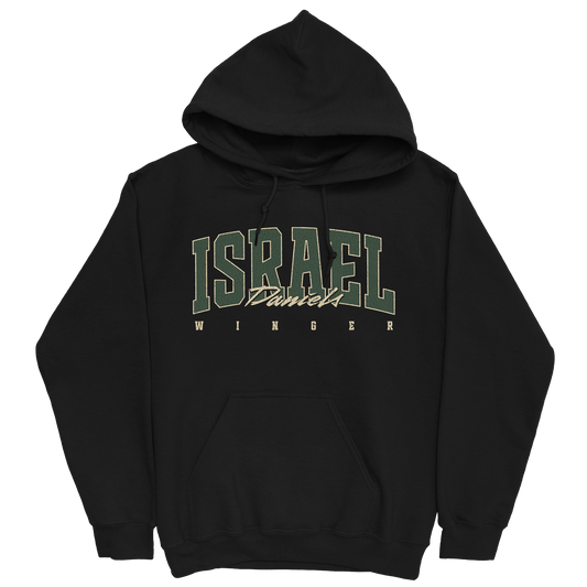 ISRAEL DANIELS RETRO BLACK HOODIE