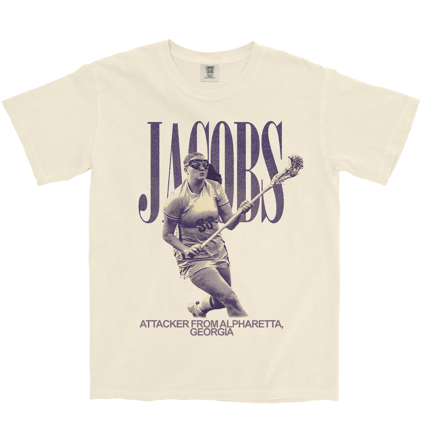 ZOEY JACOBS VINTAGE IVORY TEE