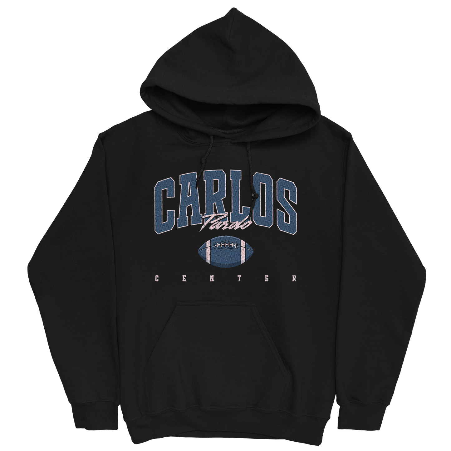 CARLOS PARDO RETRO BLACK HOODIE