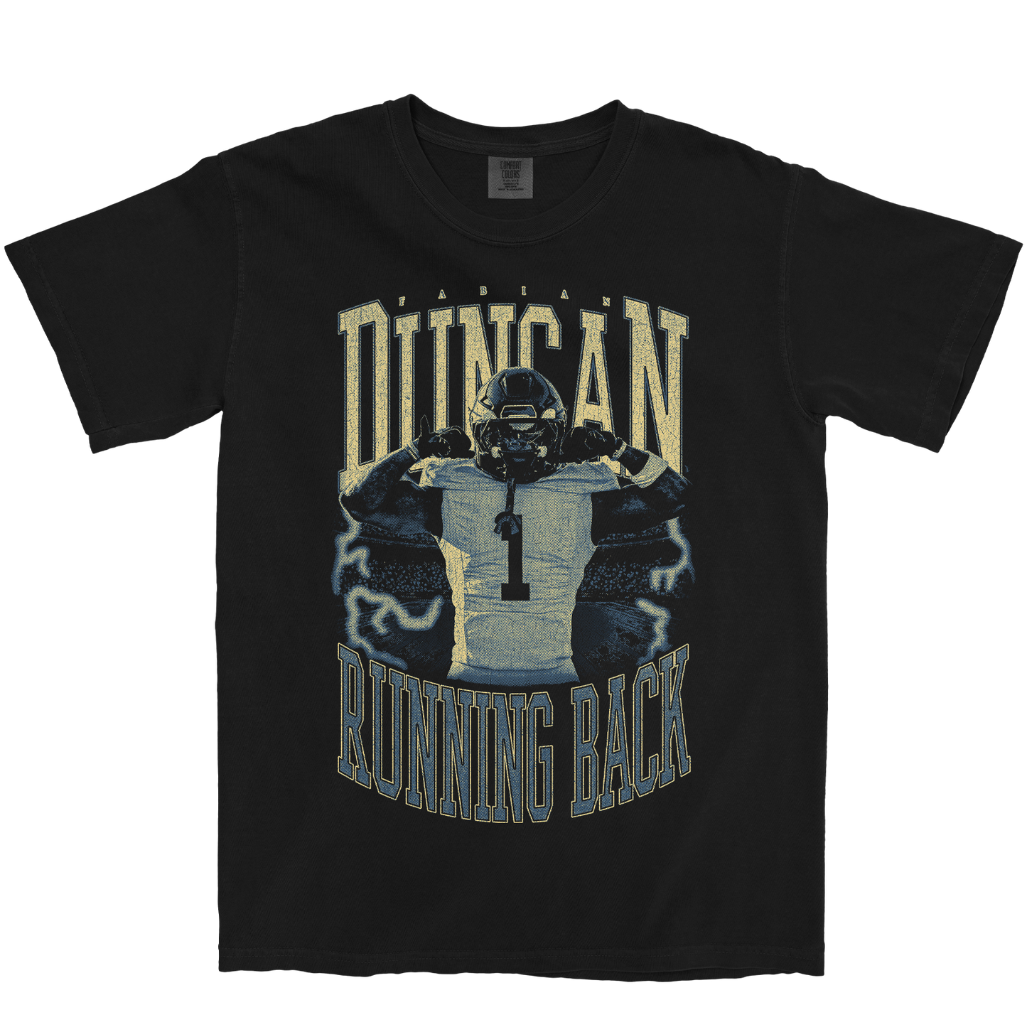 FABIAN DUNCAN VINTAGE BLACK TEE