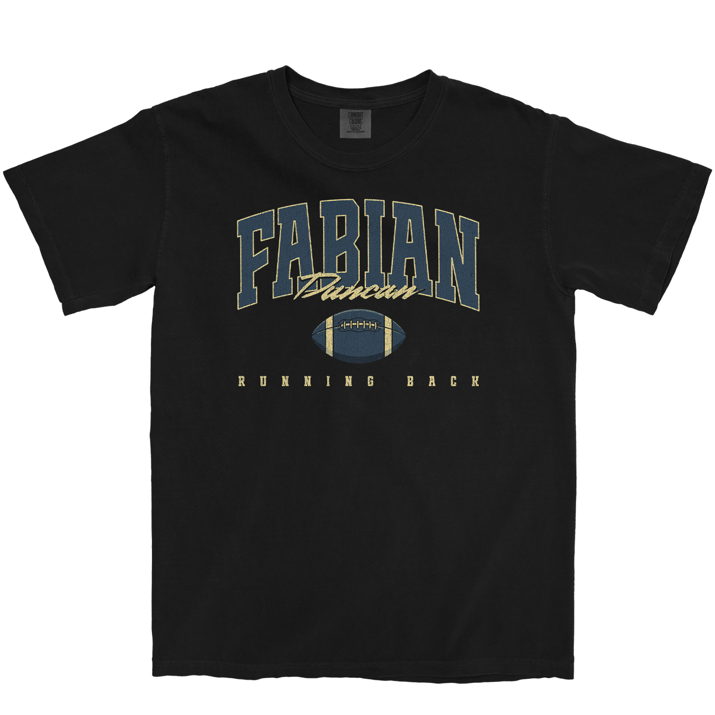 FABIAN DUNCAN RETRO BLACK TEE