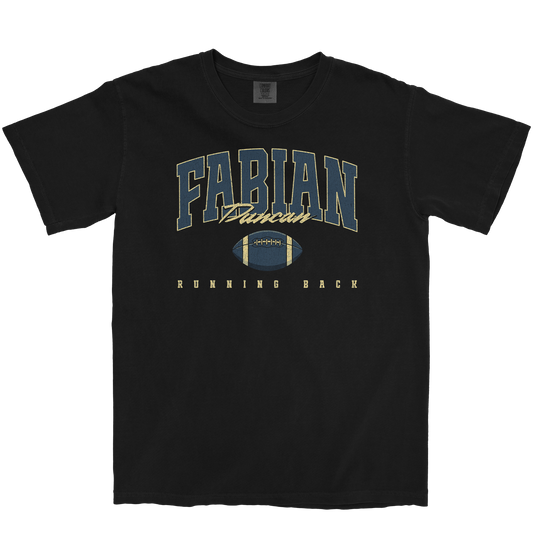 FABIAN DUNCAN RETRO BLACK TEE
