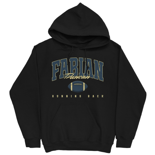 FABIAN DUNCAN RETRO BLACK HOODIE