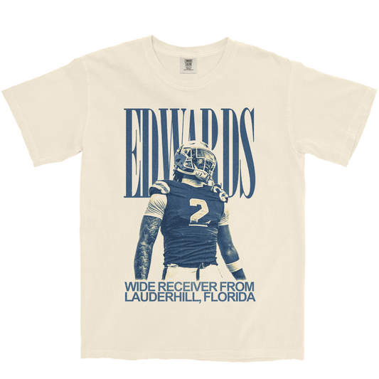 SMILEY EDWARDS VINTAGE IVORY TEE