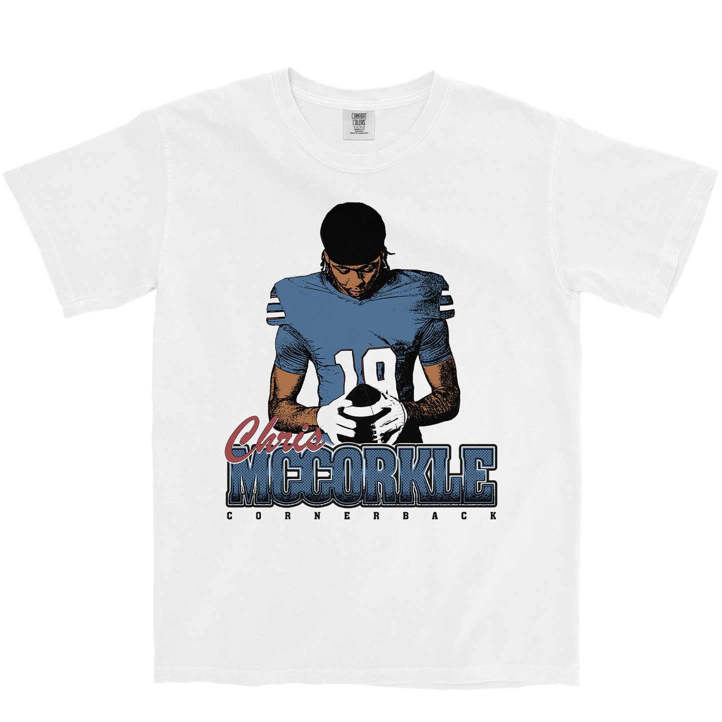 CHRIS MCCORKLE ILLUSTRATED WHITE TEE