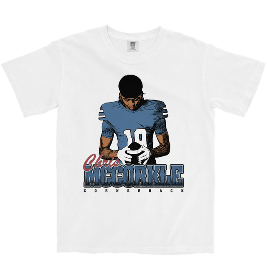 CHRIS MCCORKLE ILLUSTRATED WHITE TEE
