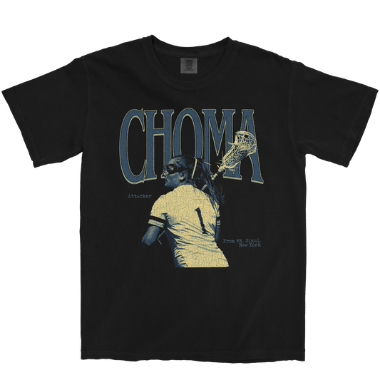 PEYTON CHOMA VINTAGE BLACK TEE