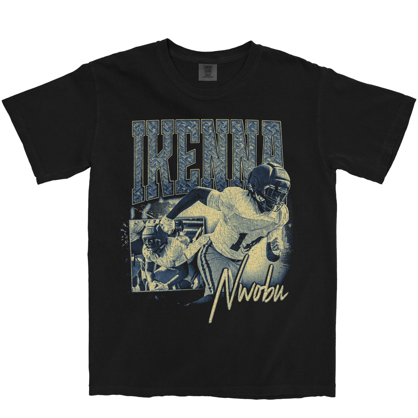 IKENNA NWOBU GRAPHIC BLACK TEE