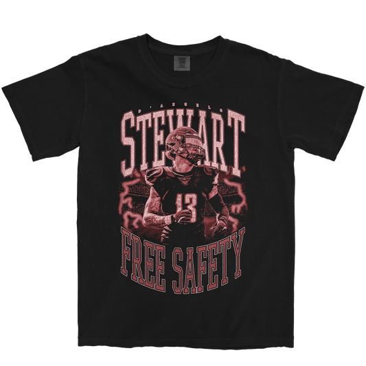 D'ANGELO STEWART VINTAGE BLACK TEE