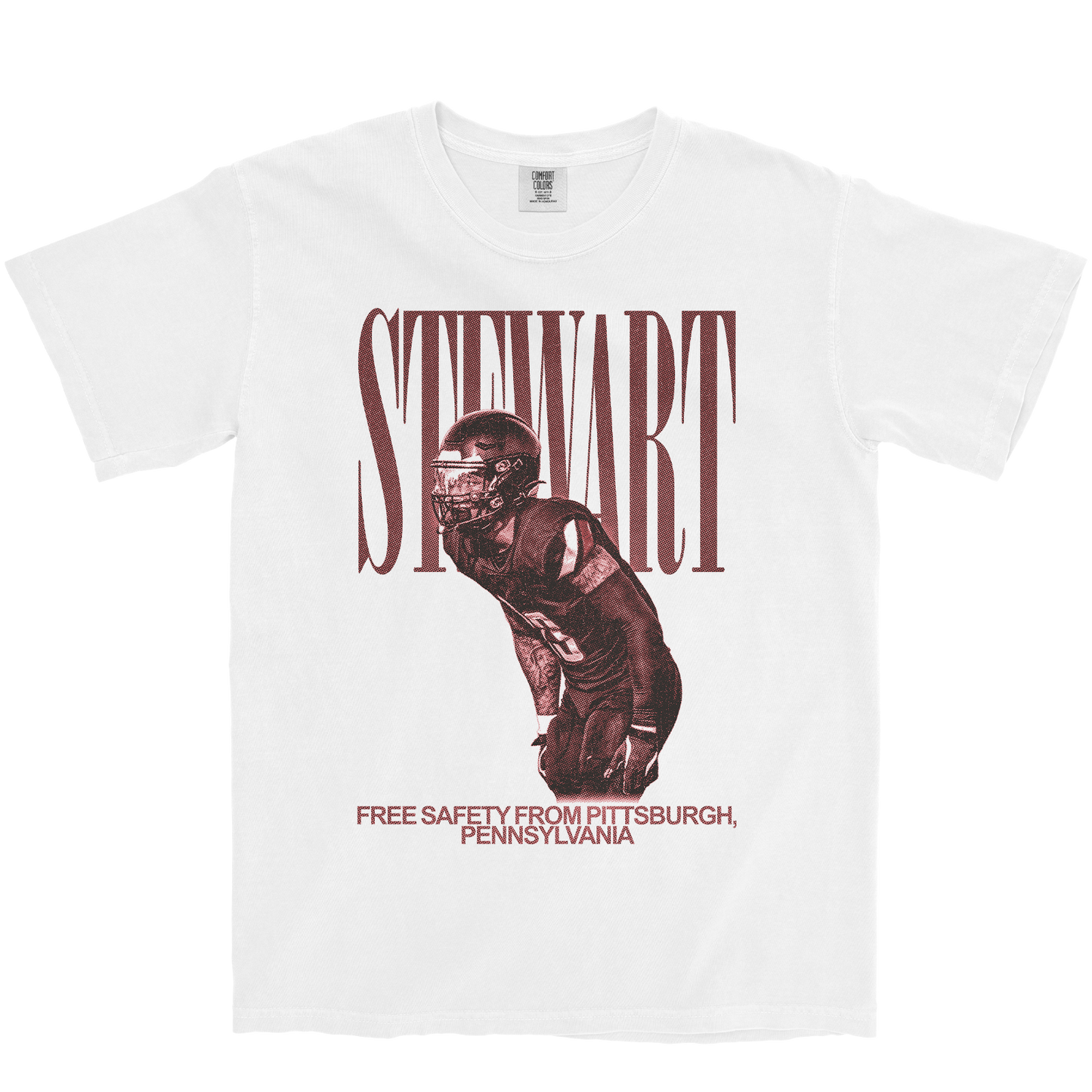 D'ANGELO STEWART VINTAGE WHITE TEE