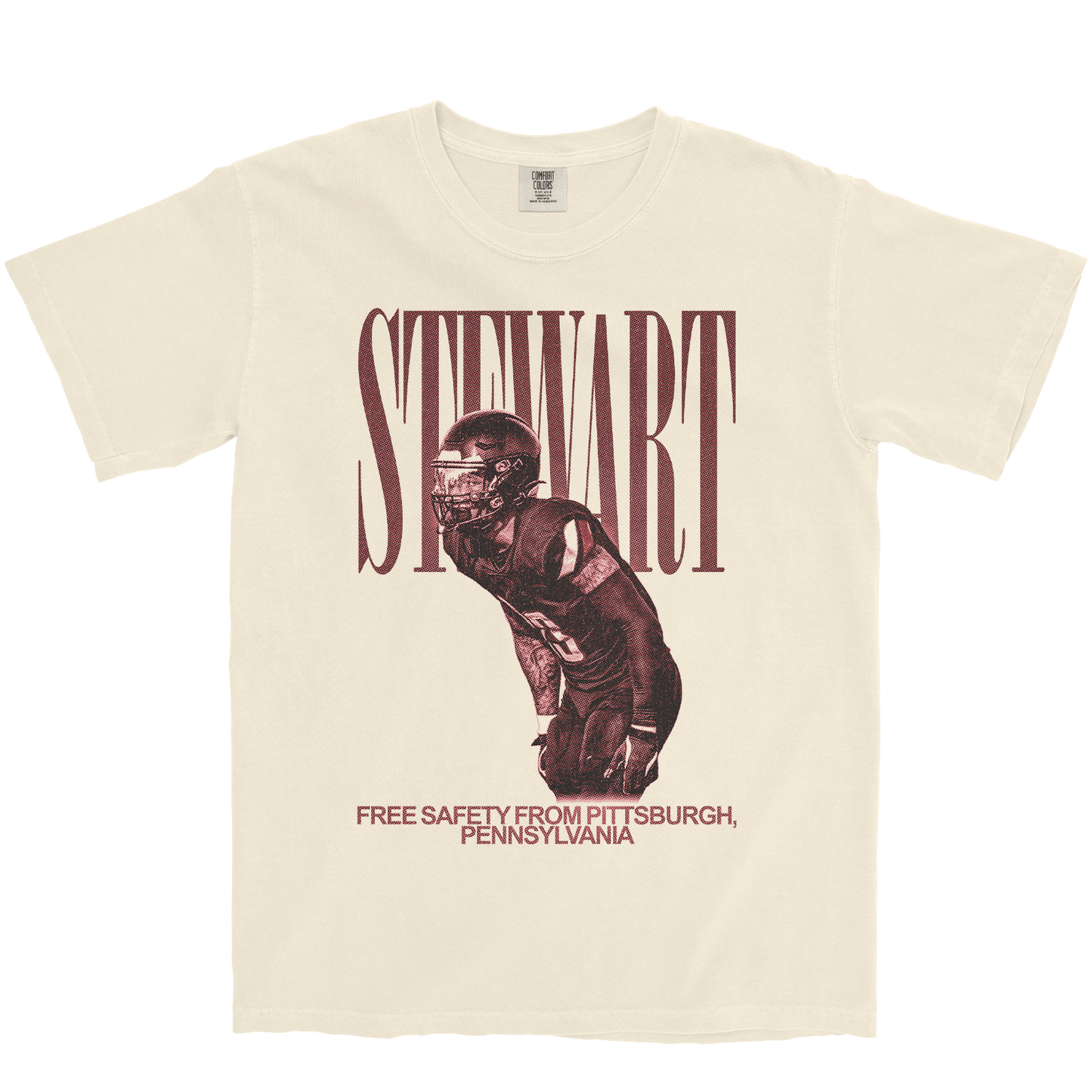 D'ANGELO STEWART VINTAGE IVORY TEE