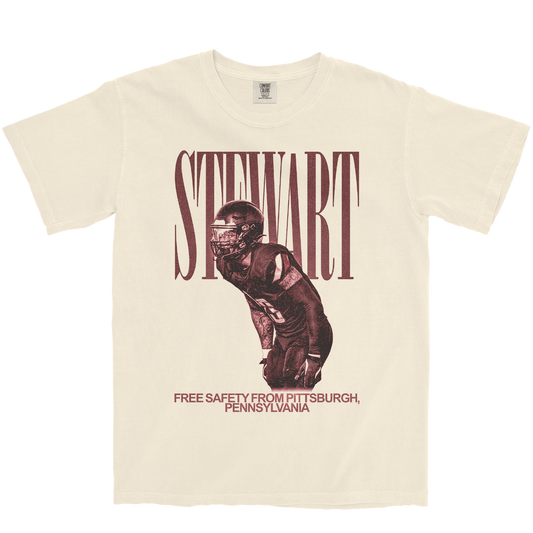 D'ANGELO STEWART VINTAGE IVORY TEE