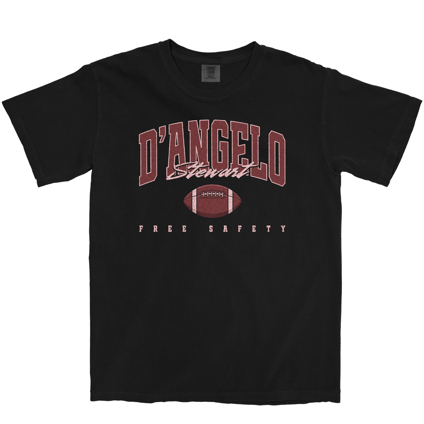 D'ANGELO STEWART RETRO BLACK TEE