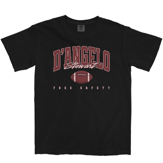 D'ANGELO STEWART RETRO BLACK TEE