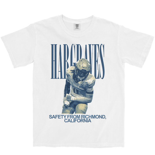 JERMAINE HARGRAVES VINTAGE WHITE TEE