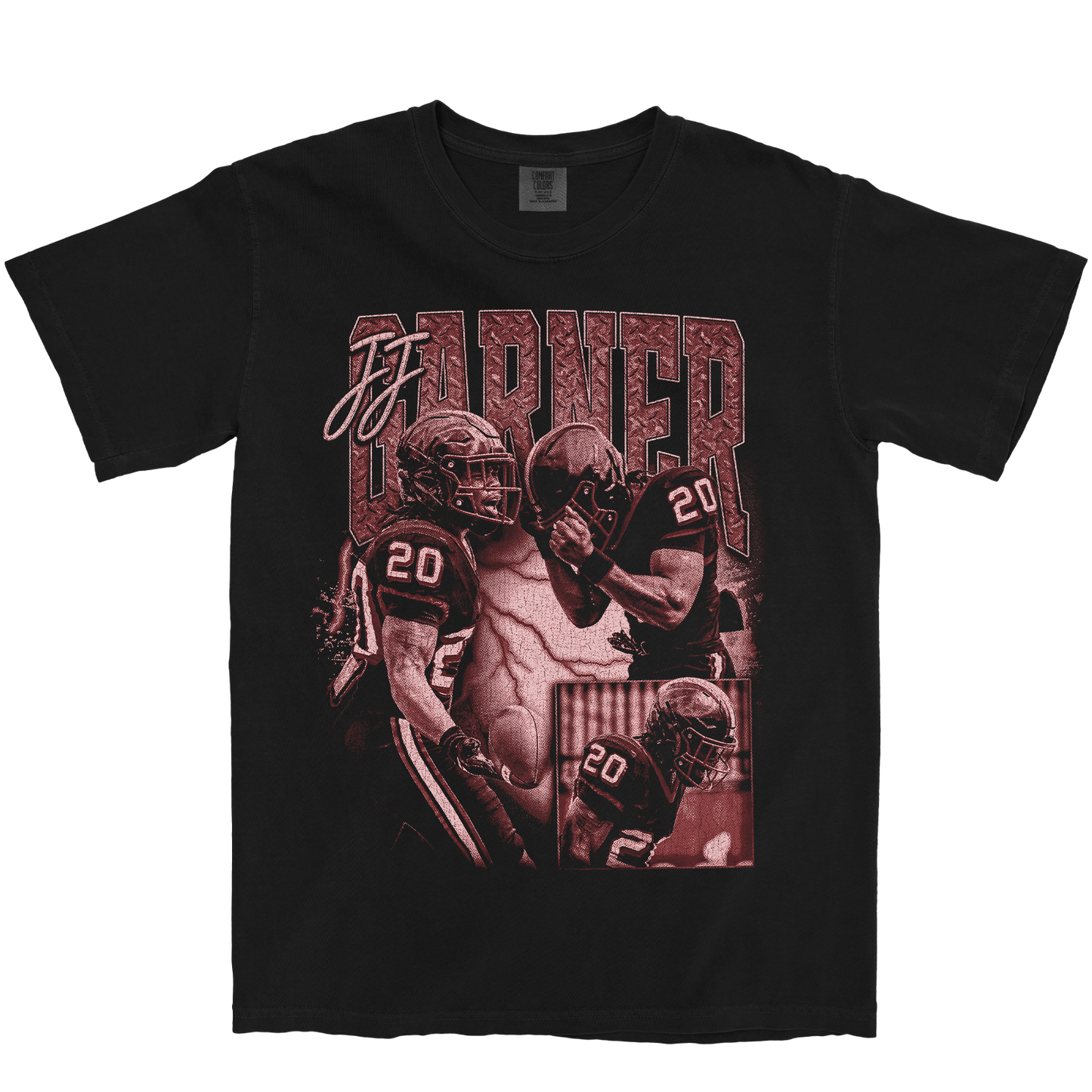 JJ GARNER GRAPHIC BLACK TEE