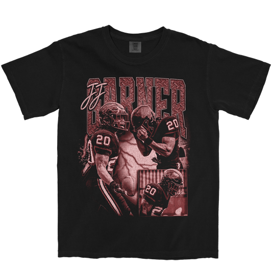JJ GARNER GRAPHIC BLACK TEE