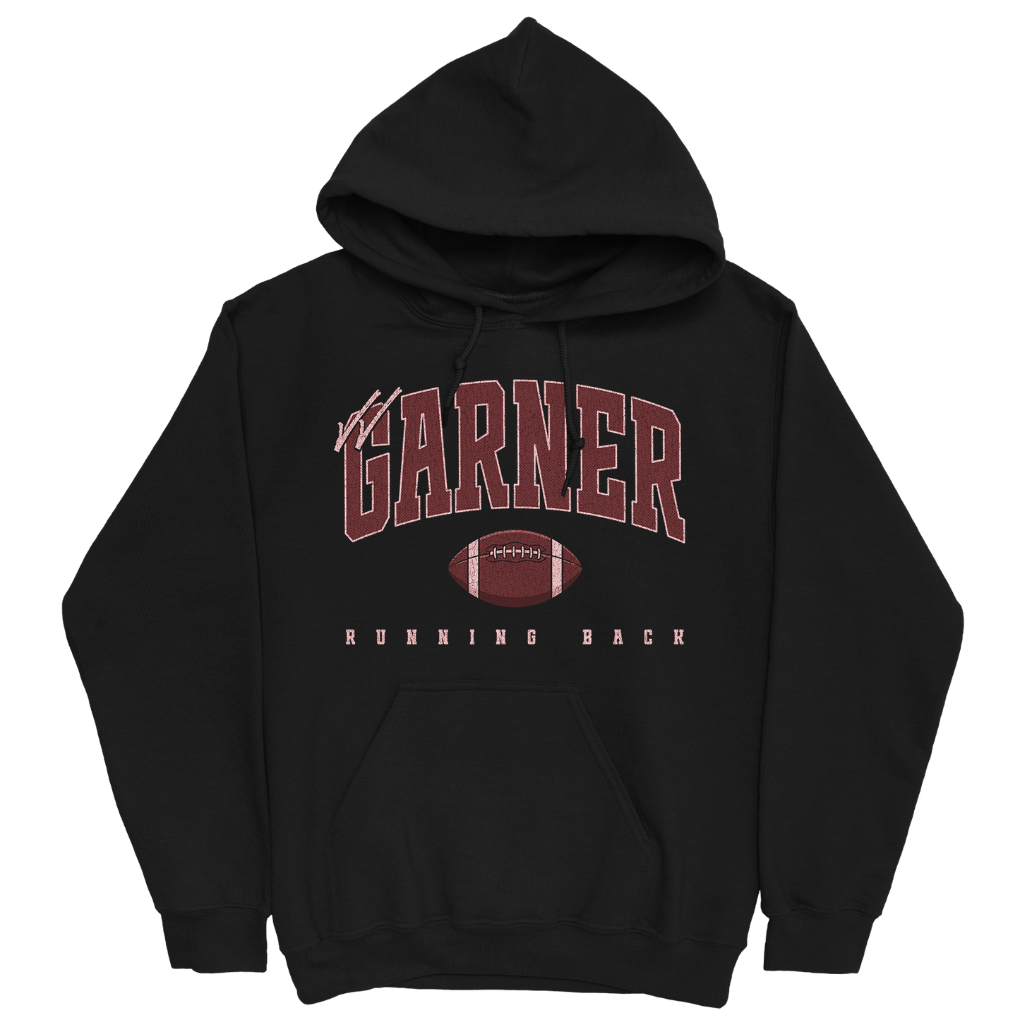 JJ GARNER RETRO BLACK HOODIE