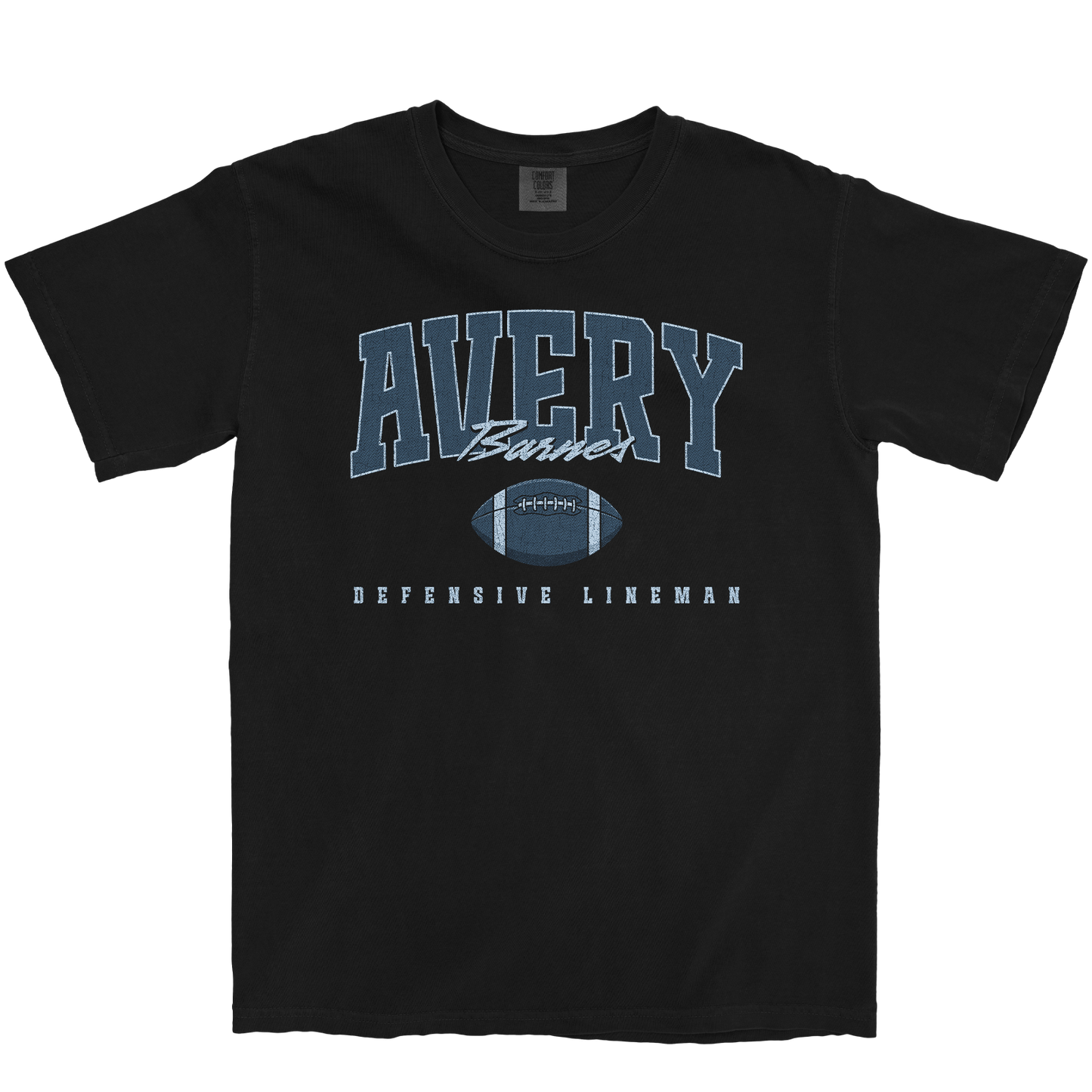 AVERY BARNES RETRO BLACK TEE