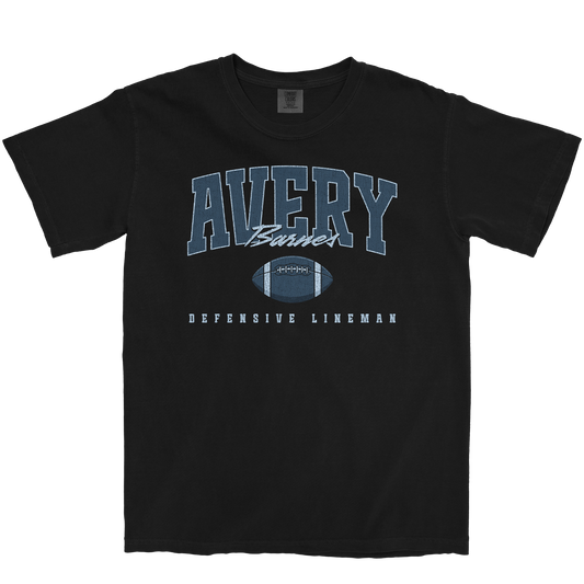 AVERY BARNES RETRO BLACK TEE