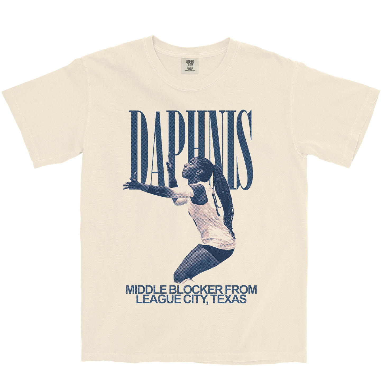 BRITTNEY DAPHNIS VINTAGE IVORY TEE