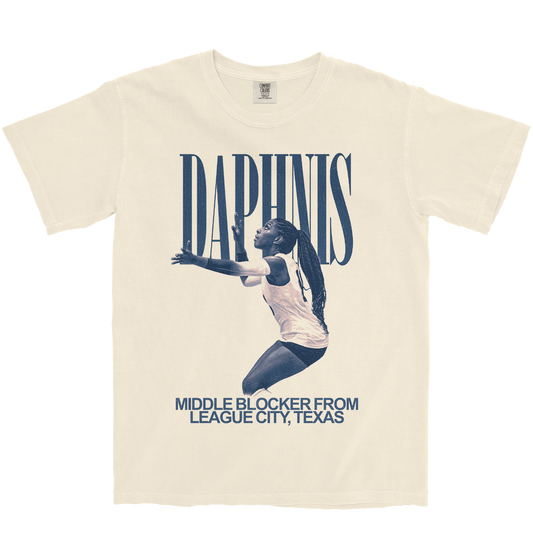 BRITTNEY DAPHNIS VINTAGE IVORY TEE