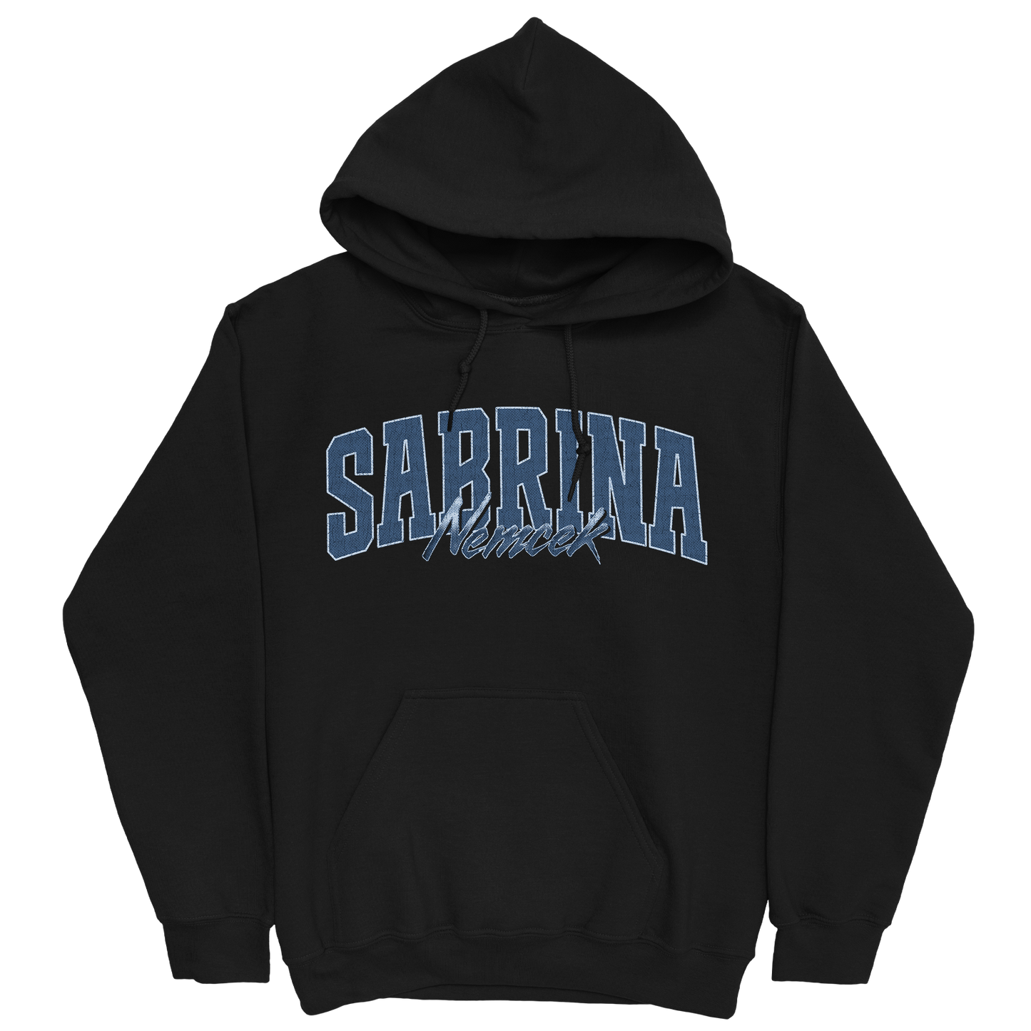 SABRINA NEMCEK RETRO BLACK HOODIE