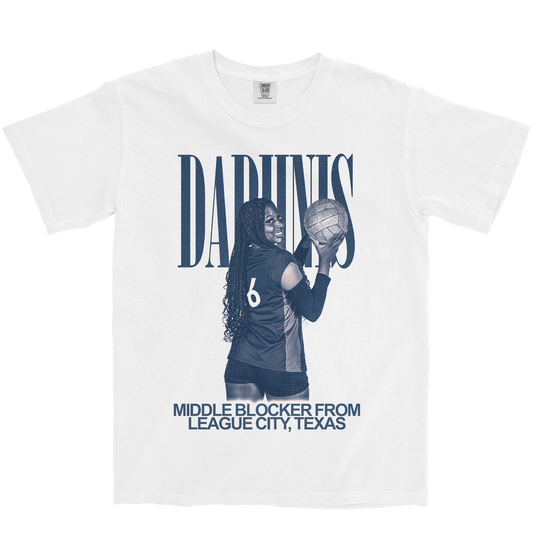 BRITTNEY DAPHNIS VINTAGE WHITE TEE