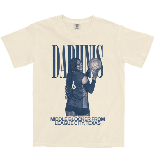 BRITTNEY DAPHNIS VINTAGE IVORY TEE