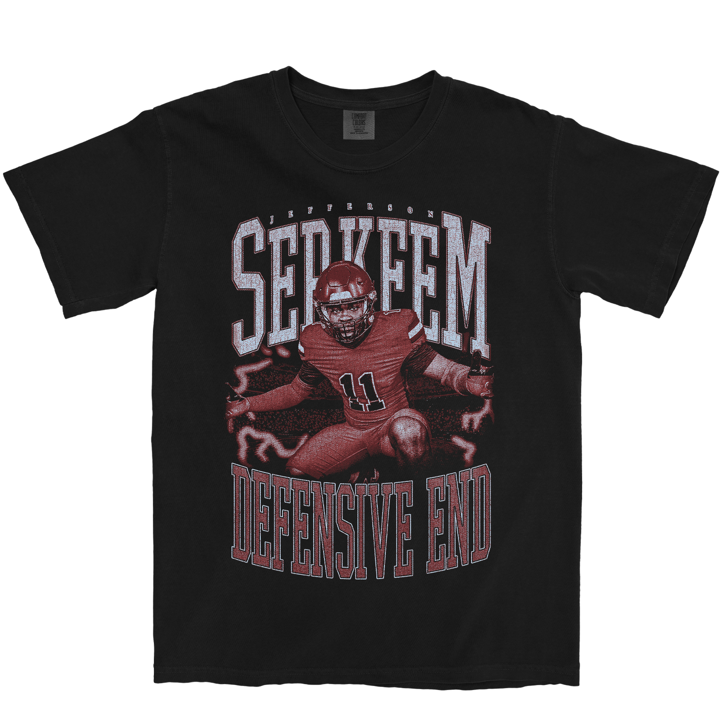 JEFFERSON SERKFEM VINTAGE BLACK TEE