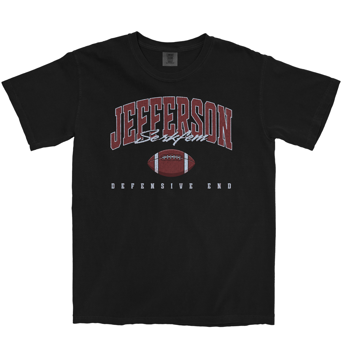 JEFFERSON SERKFEM RETRO BLACK TEE