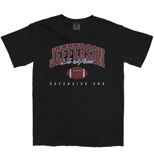 JEFFERSON SERKFEM RETRO BLACK TEE